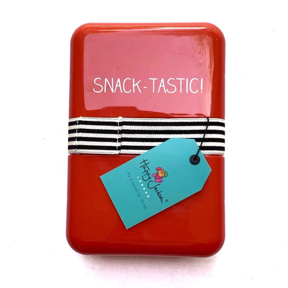 New Red and Purple hard body snack and lunch box.